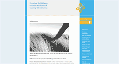 Desktop Screenshot of kreative-entfaltung.de